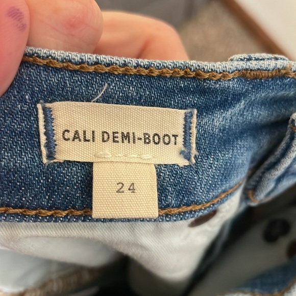 Madewell cali Demi boot size 24 jeans​ - Picture 6 of 7